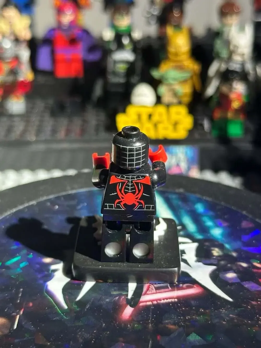 LEGO Spider-Man Miles Morales Minifigure with Display Stand